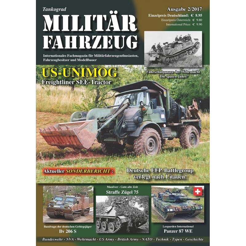 【新製品】Militarfahrzeuge 2017/2)ミリターフォールツォイク2017年2号