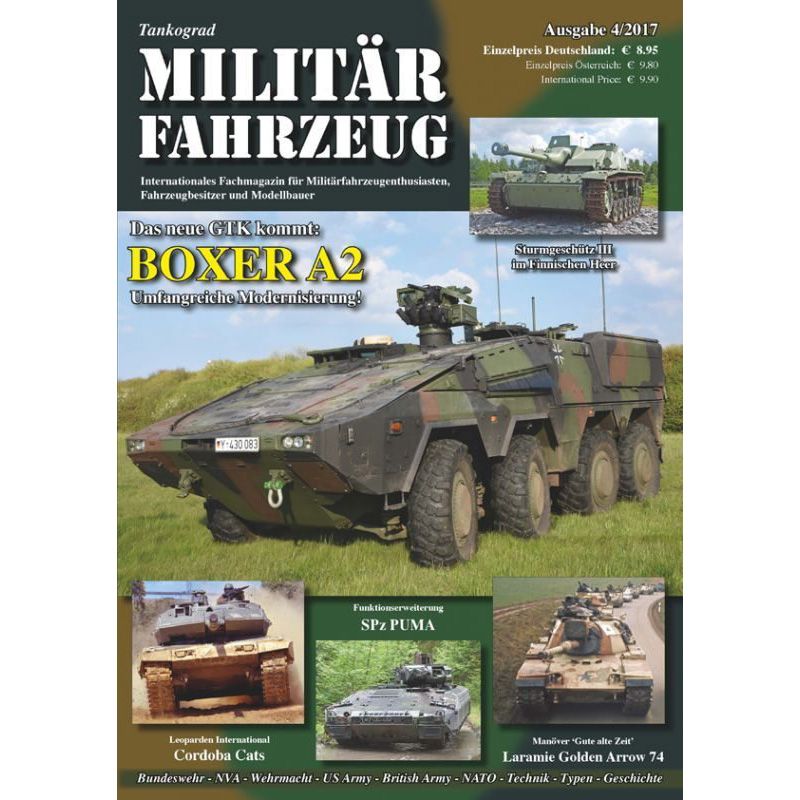【新製品】Militarfahrzeuge 2017/4)ミリターフォールツォイク2017年4号