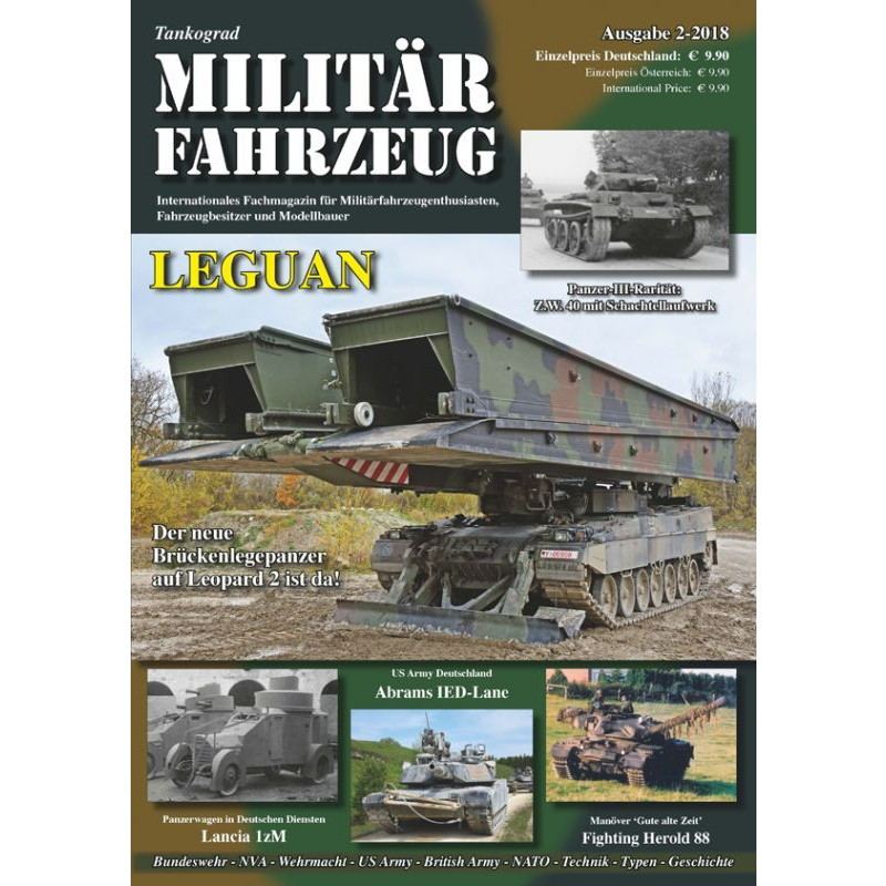 【新製品】Militarfahrzeuge 2018/2 ミリターフォールツォイク 2018年1号