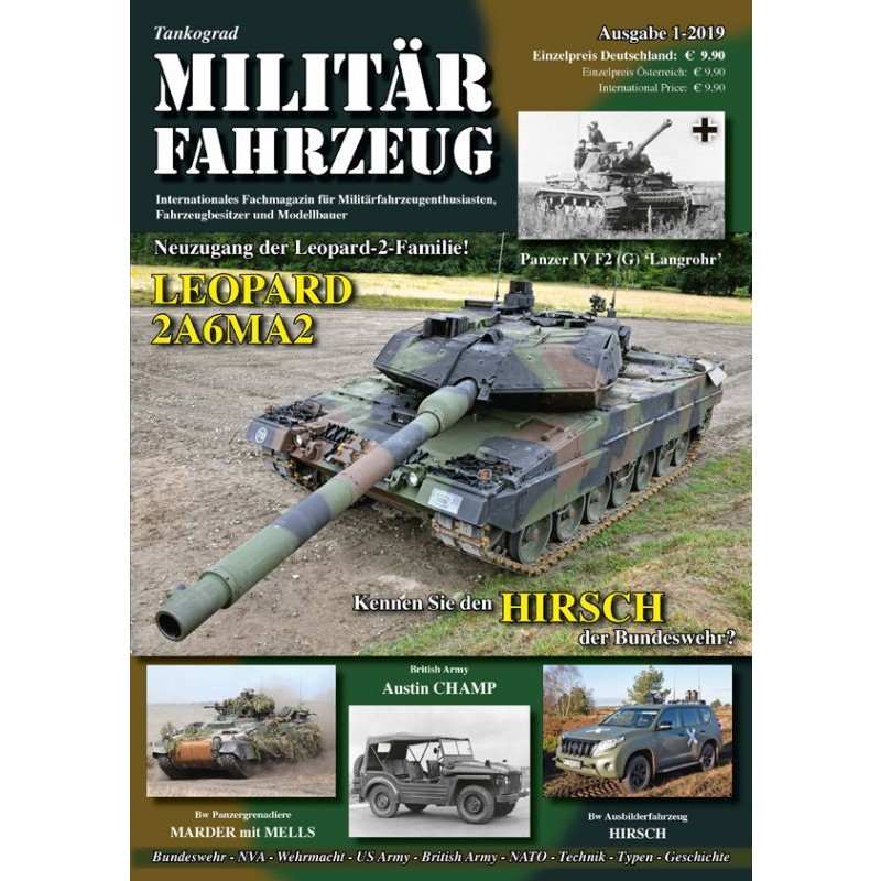 【新製品】Militarfahrzeuge 2019/1 ミリターフォールツォイク 2019年1号