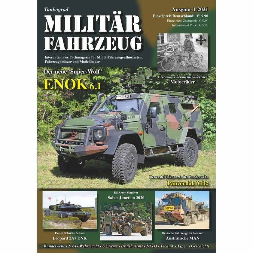 【新製品】Militarfahrzeuge 2021/1 ミリターフォールツォイク 2021年 1号