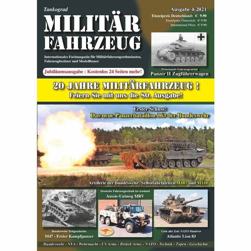 【新製品】Militarfahrzeuge 2021/3)ミリターフォールツォイク 2021年 3号