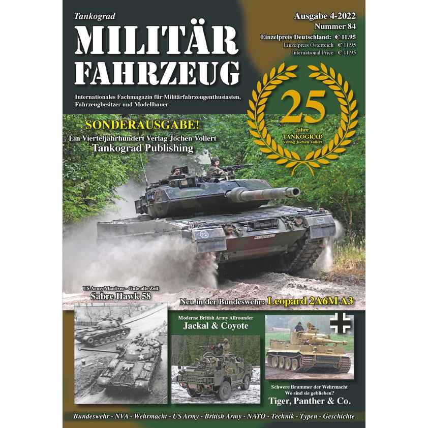 【新製品】Militarfahrzeuge 2022/4 ミリターフォールツォイク 2022年 4号