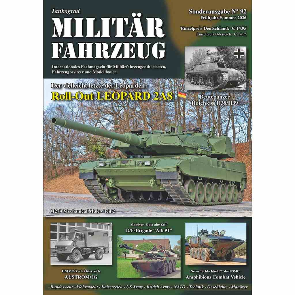 【新製品】Militarfahrzeuge 92 ミリターフォールツォイク92号