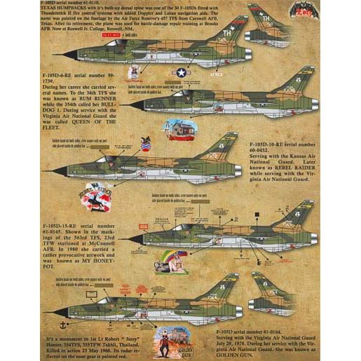 【新製品】[2014524804103] 48041)F-105Ds of the VA & TX ANG