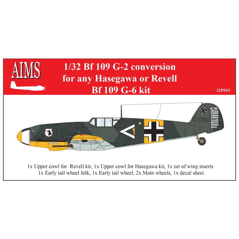 【新製品】32P015 メッサーシュミット Bf109G-2 コンバージョンセット 汎用