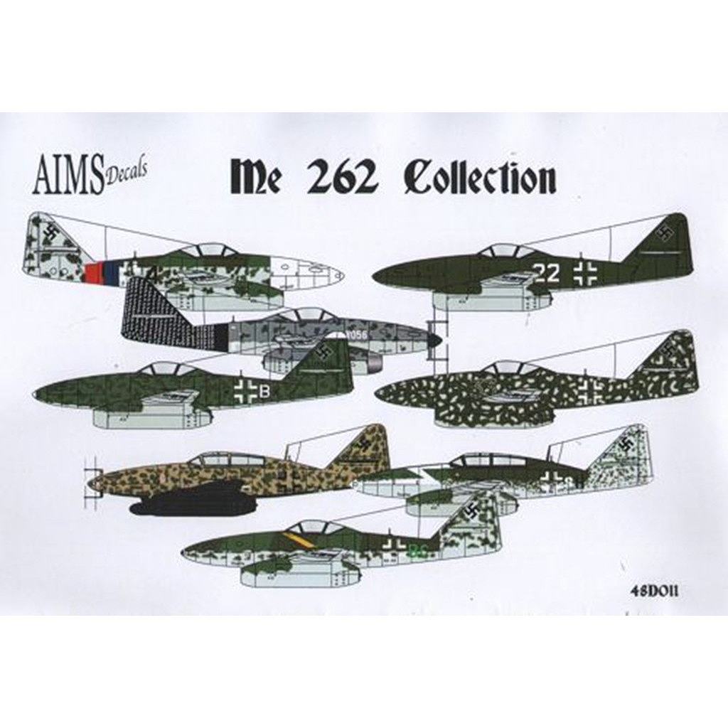 【新製品】48D011 メッサーシュミット Me262 コレクション