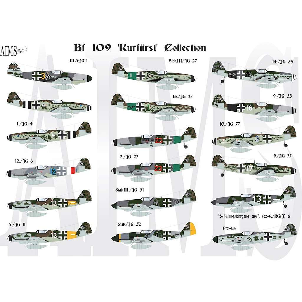 【新製品】48D047 メッサーシュミット Bf109K-4 コレクション