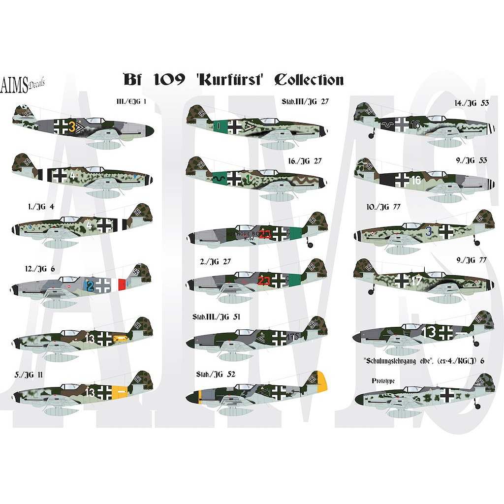 【新製品】72D044 メッサーシュミット Bf109K-4 コレクション