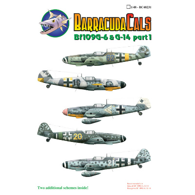 【新製品】48231)メッサーシュミット Bf109G-6 & G-14 Pt.1