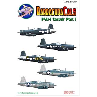 【新製品】[2014737201003] 72010)F4U-1 コルセア Pt.1