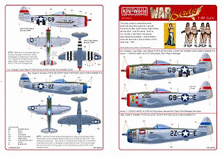 【新製品】[2014764806400] KW148064)リパブリック P-47D サンダーボルト ノーズアート