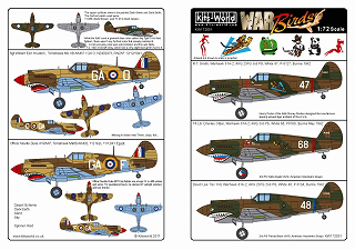 【新製品】[2014767205101] KW172051)カーチス P-40 ウォーホーク/トマホーク ノーズアート