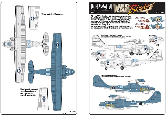 【新製品】KW172158)PBY-5/OA-10A カタリナ