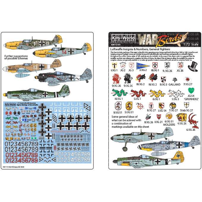 【新製品】KW172181 独空軍 戦闘機 戦隊マーク