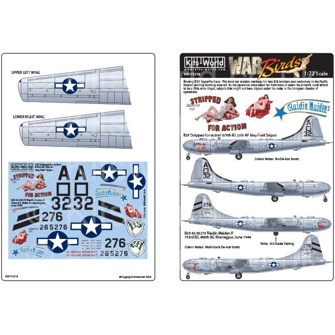 【新製品】KW172219 ボーイング B-29 スーパーフォートレス
