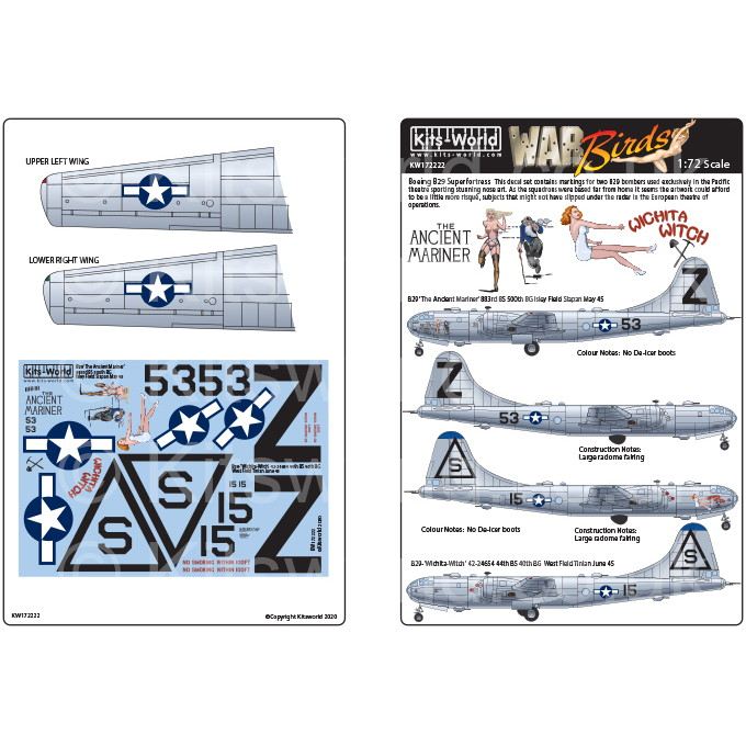 【新製品】KW172222 ボーイング B-29 スーパーフォートレス