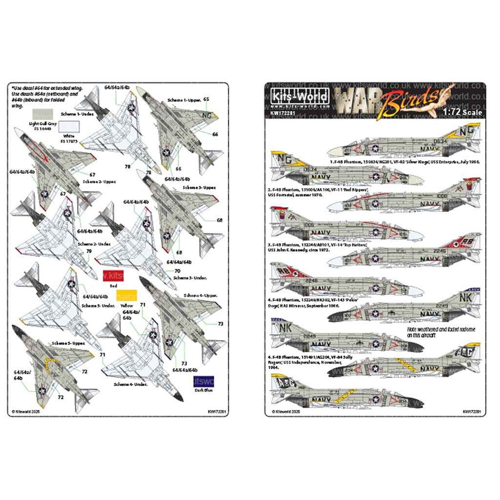 【新製品】KW172281 アメリカ海軍 マクドネル・ダグラス F-4B ファントムII