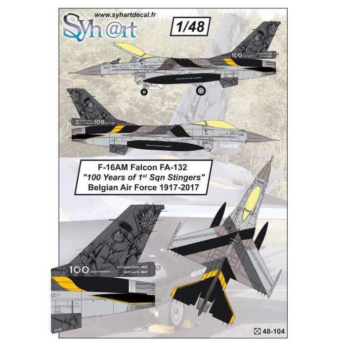 【新製品】48104 Lockheed-Martin F-16AM Falcon FA-132 