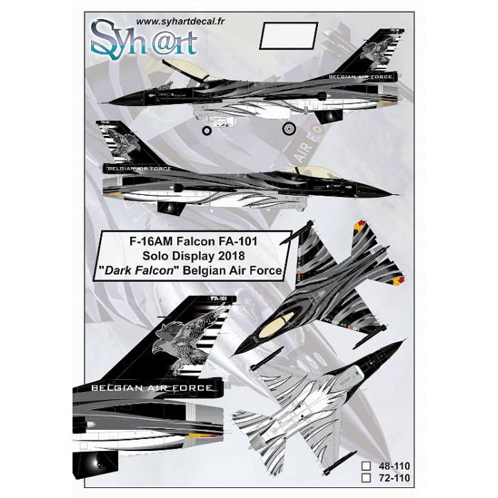 【新製品】72110 General-Dynamics F-16AM Falcon FA-101 