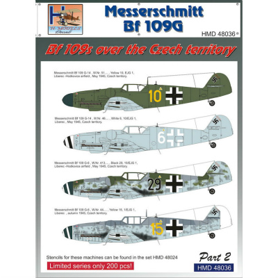 【新製品】HMD48036)メッサーシュミット Bf109s Over the Czech Territory Part.2