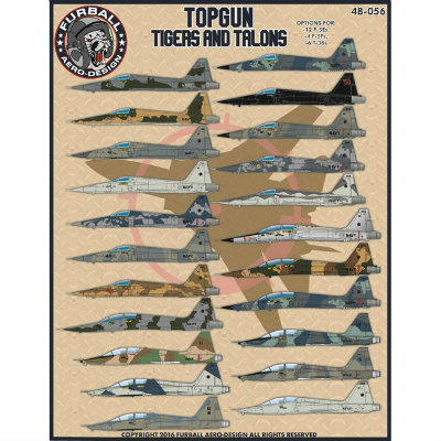 【新製品】48-056)トップガン F-5E/F タイガーＩＩ & T-38 タロン