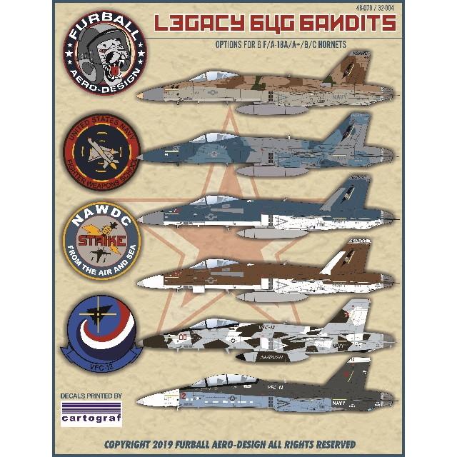 【新製品】48-070 F/A-18A/A+/B/C ホーネット Legacy Bug Bandits