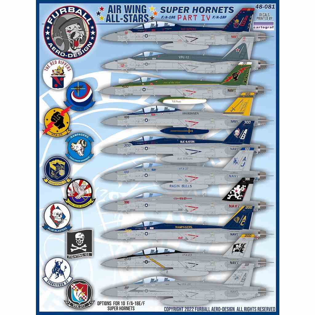 【新製品】48-081 F/A-18E/F スーパーホーネット AIR WING ALL-STARS Part.4