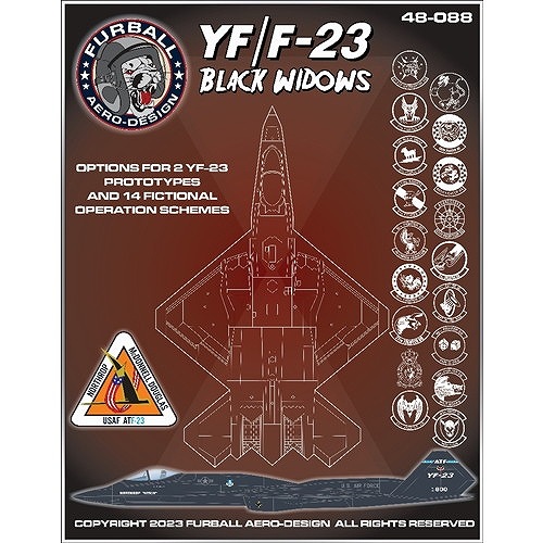 【新製品】48-088 ノースロップ YF/F-23 ブラックウィドウ