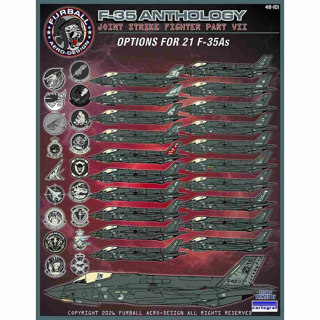 【新製品】48-101 ロッキード・マーティン F-35A ライトニングII アンソロジー Pt.VII