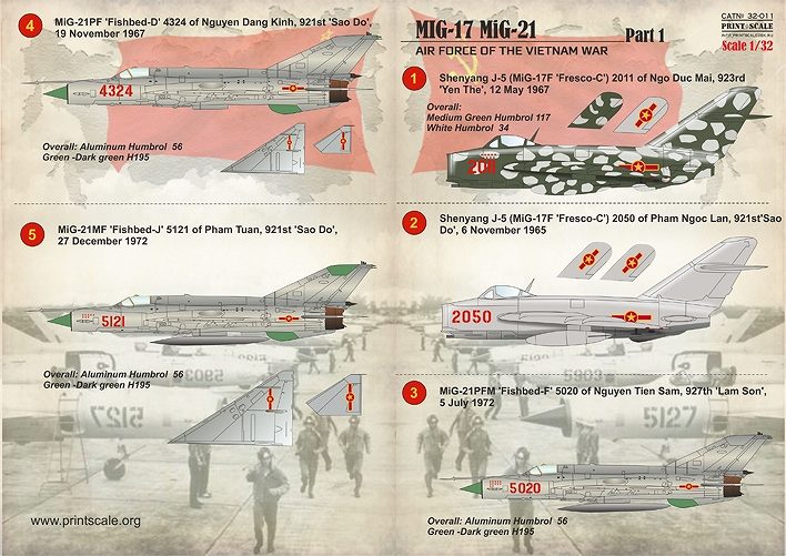 【新製品】32011)MiG-17/MiG-21 ベトナム戦争