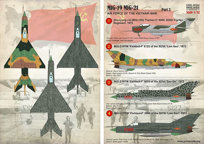 【新製品】32014)MiG-19/MiG-21 ベトナム戦争 Pt.2