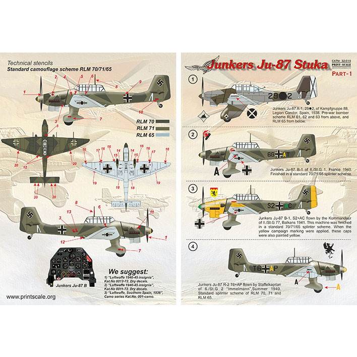 【新製品】32019 ユンカース Ju87 スツーカ Pt.1