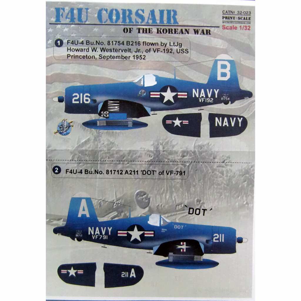 【新製品】32023 ヴォート F4U コルセア 朝鮮戦争