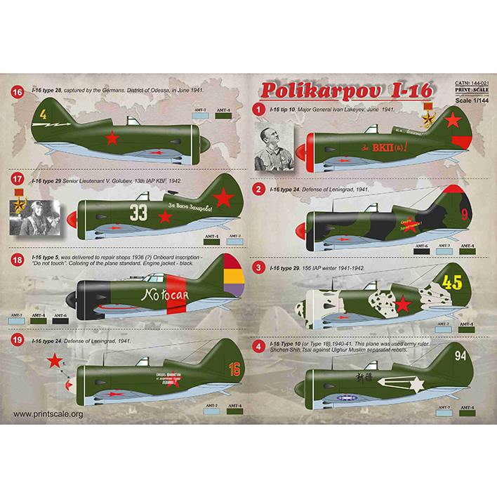 【新製品】144021 ポリカルポフ I-16