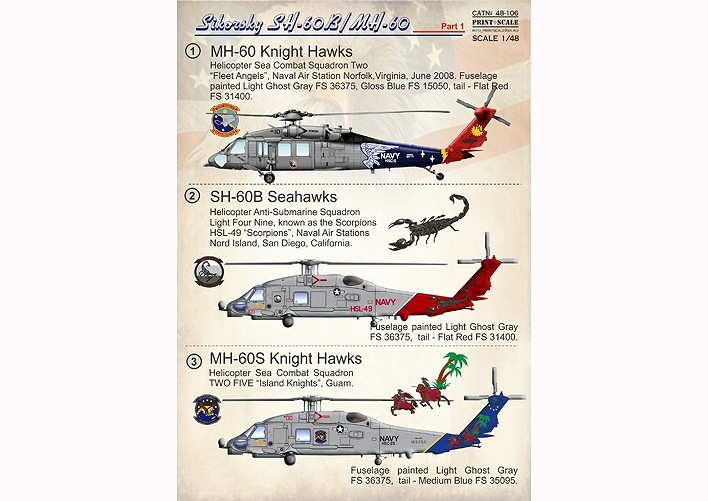 【新製品】48106)シコルスキー SH-60B/MH-60 Pt.1
