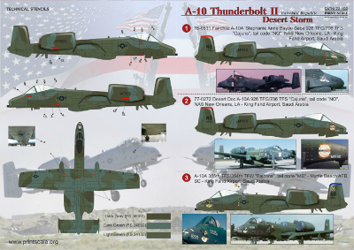 【再入荷】72102)A-10 サンダーボルトII デザートストーム