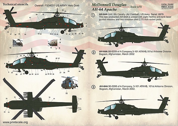 【新製品】72282)AH-64 アパッチ