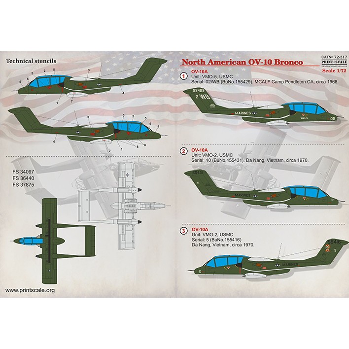 【新製品】72317 ノースアメリカン OV-10 ブロンコ