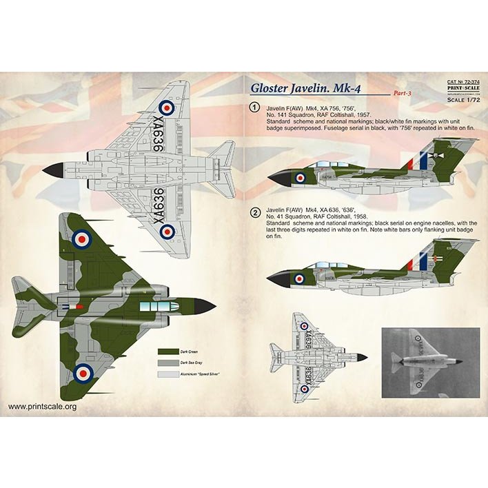 【新製品】72374 グロスター ジャベリン Mk.4 Part3