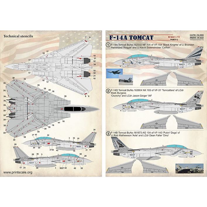 【新製品】72390 グラマン F-14A トムキャット Pt.3