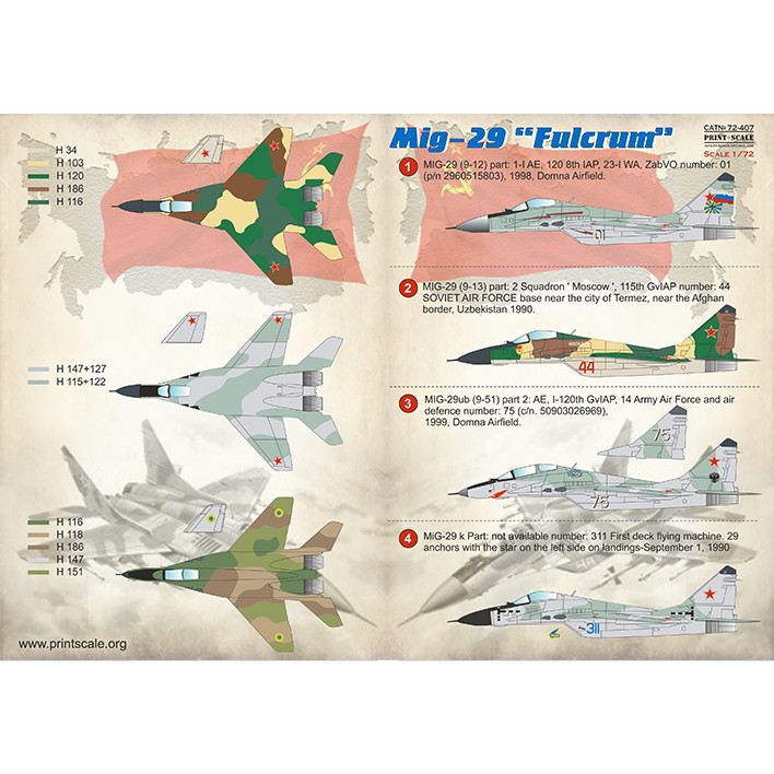 【新製品】72407 ミグ MiG-29 フルクラム