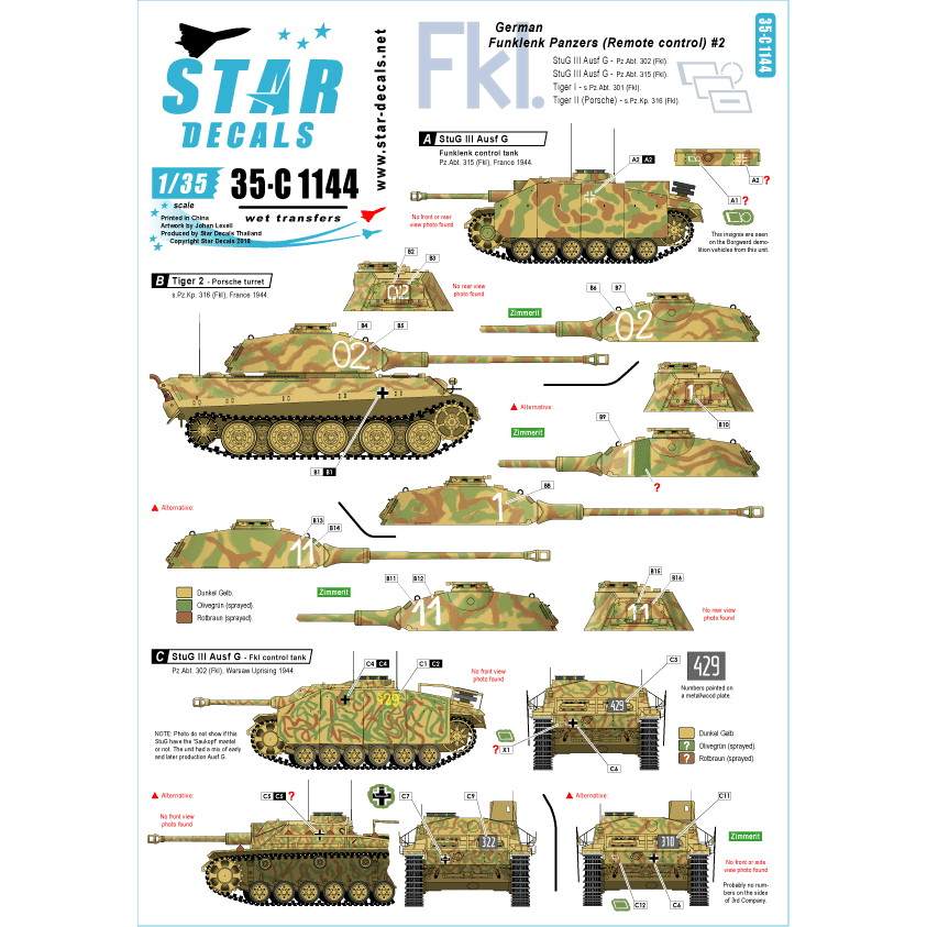 【新製品】35-C1144 WWII 独 無線操縦戦車 #2