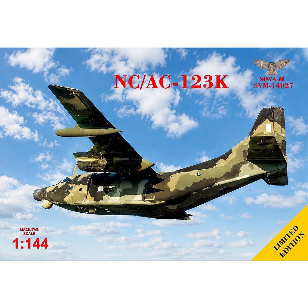 【新製品】SVM-14027 1/144 NC/AC-123K プロバイダー 夜間偵察・攻撃機