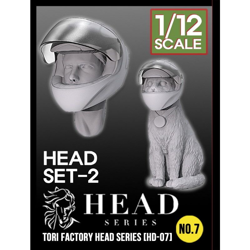 【新製品】HD-07 1/12 フィギュアアクセサリー ヘッドセット2 フルフェイスライダーヘル