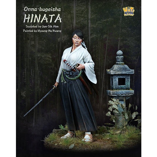 【新製品】NP-90002 90mm 女武芸者 ヒナタ (Onna-bugeisha, Hinata)