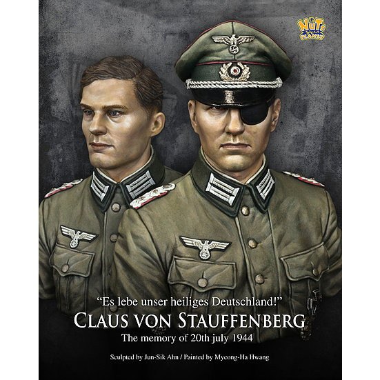 【新製品】NP-B008 1/10 バストモデル ドイツ ワルキューレ クラウス・フォン・シュタウフェンベルク (Claus Von Stauffenberg)