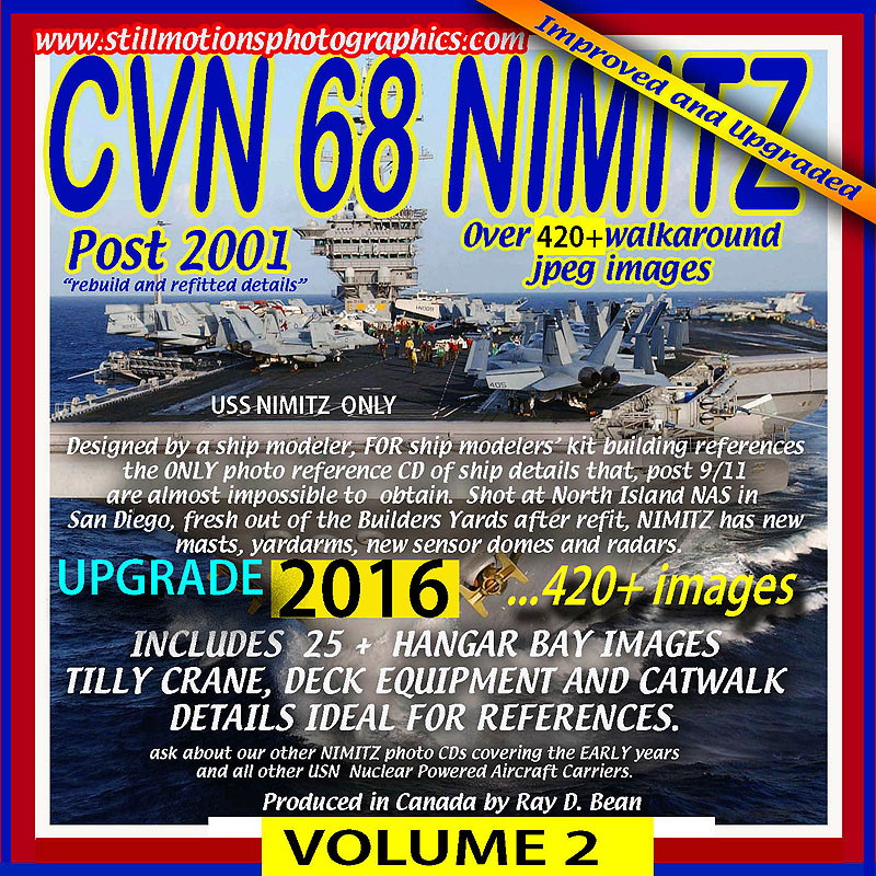 【新製品】SMG002 米海軍空母 CVN-68 ニミッツ 近代化改装後 フォトDVD