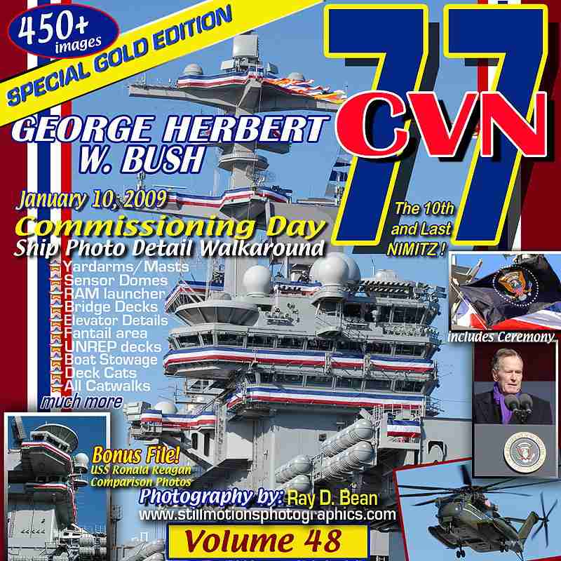 【新製品】SMG048 米海軍空母 CVN-77 G. H. W. ブッシュ フォトDVD