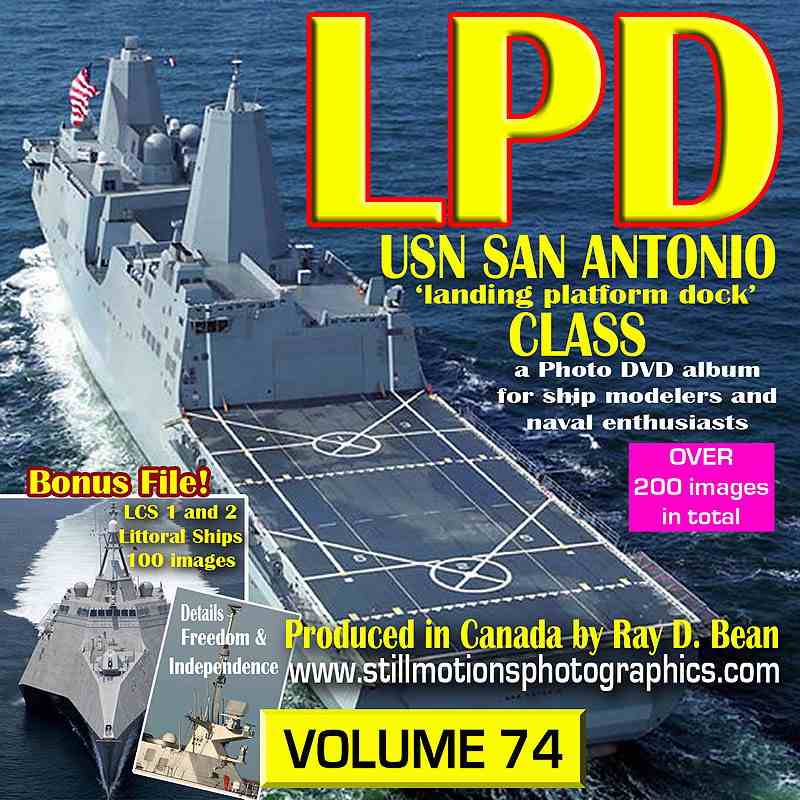 【新製品】SMG074 米海軍 サン・アントニオ級揚陸艦 & 沿海域戦闘艦 フォトDVD